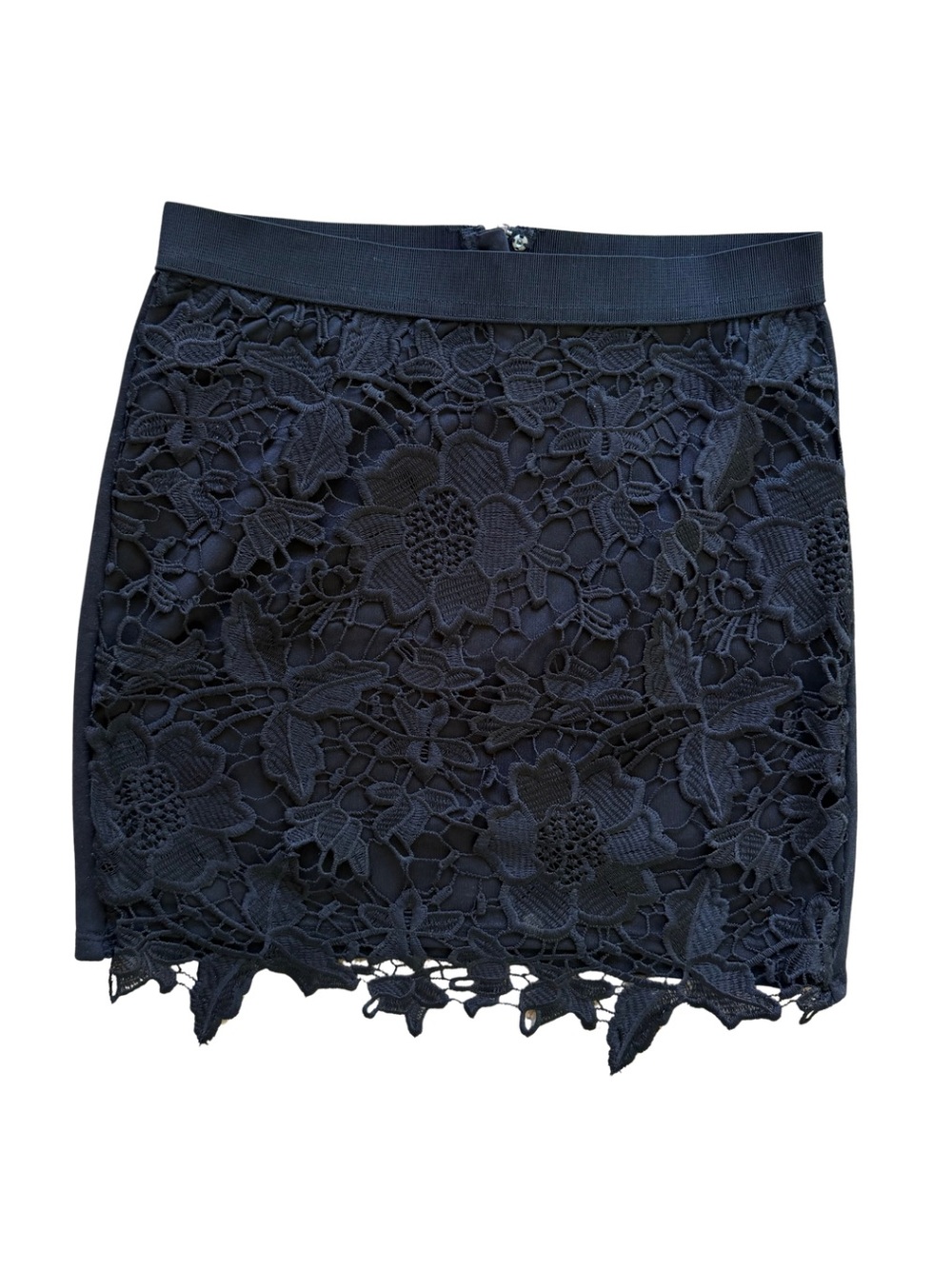 American Eagle Outfitters Color Floral Lace Mini Skirt